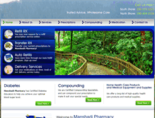 Tablet Screenshot of manshadipharmacy.com